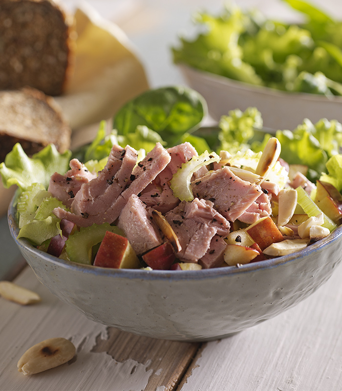 Tuna Salad with Apples and Toasted Almonds
